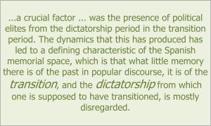Spanish D2_1 blog transition and dictatorship quote