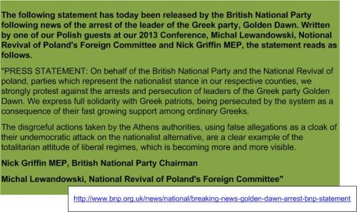 BNP Statement